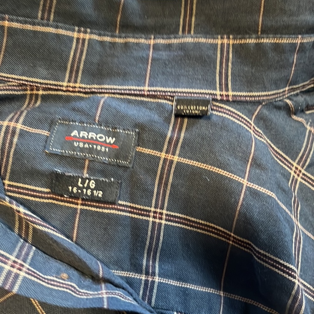 Blue Arrow Flannel - Picture 2 of 4